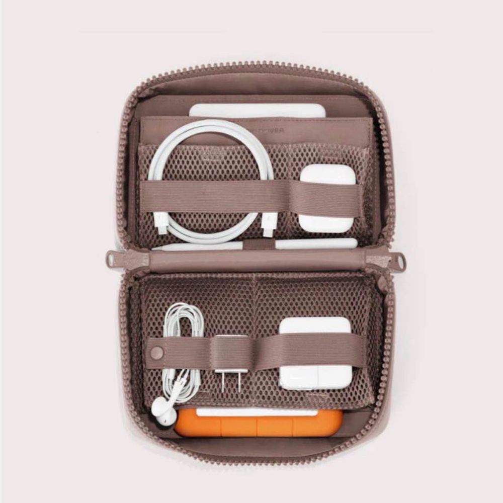 Dagne Dover Arlo Tech Organizer Pouch Mauve